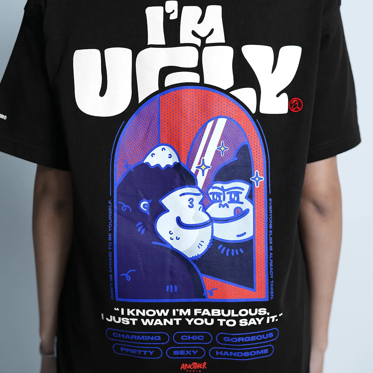 ANOTHER  I'm Ugly Loose Tee - 9039