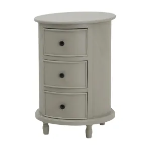 Arielle Collection Round 3 Drawer Table