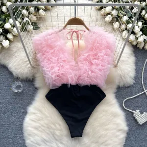 Bloom Boldly in Our 3D Floral Bodysuit