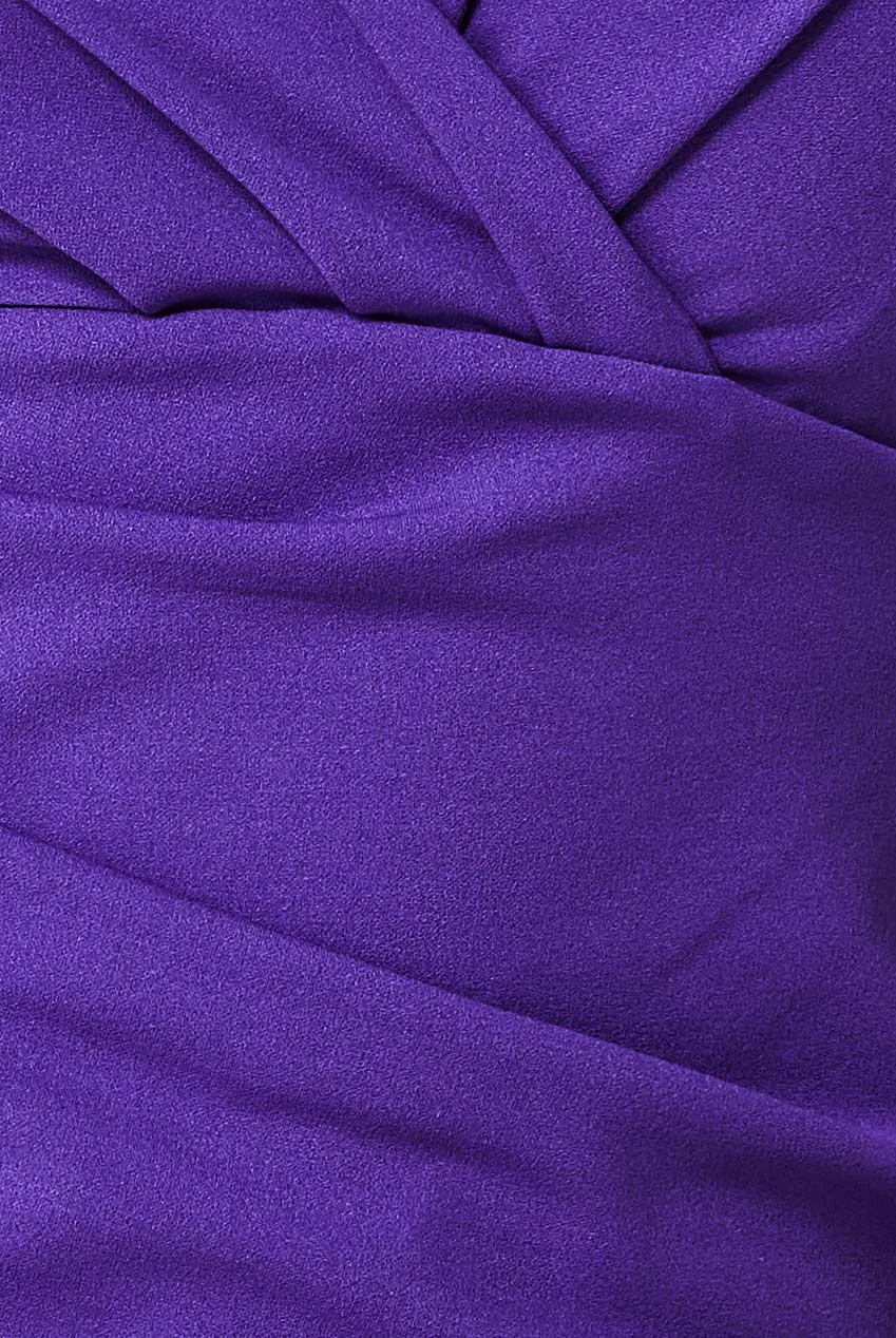 Goddiva Bardot Pleated Jumpsuit