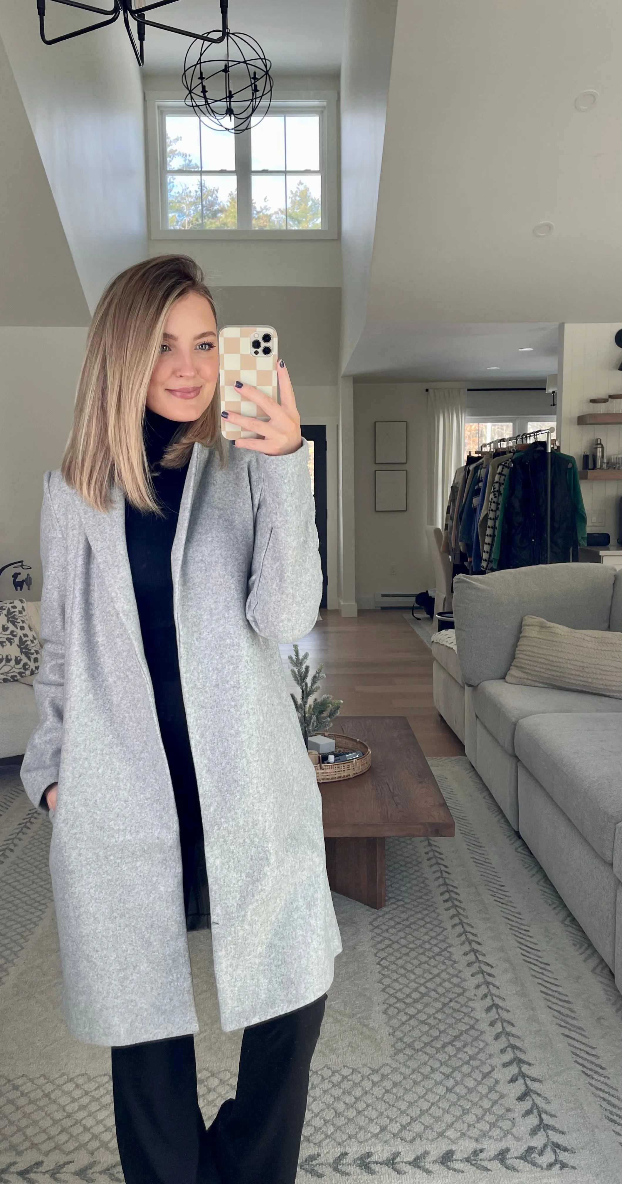 Gracie Longline Peacoat
