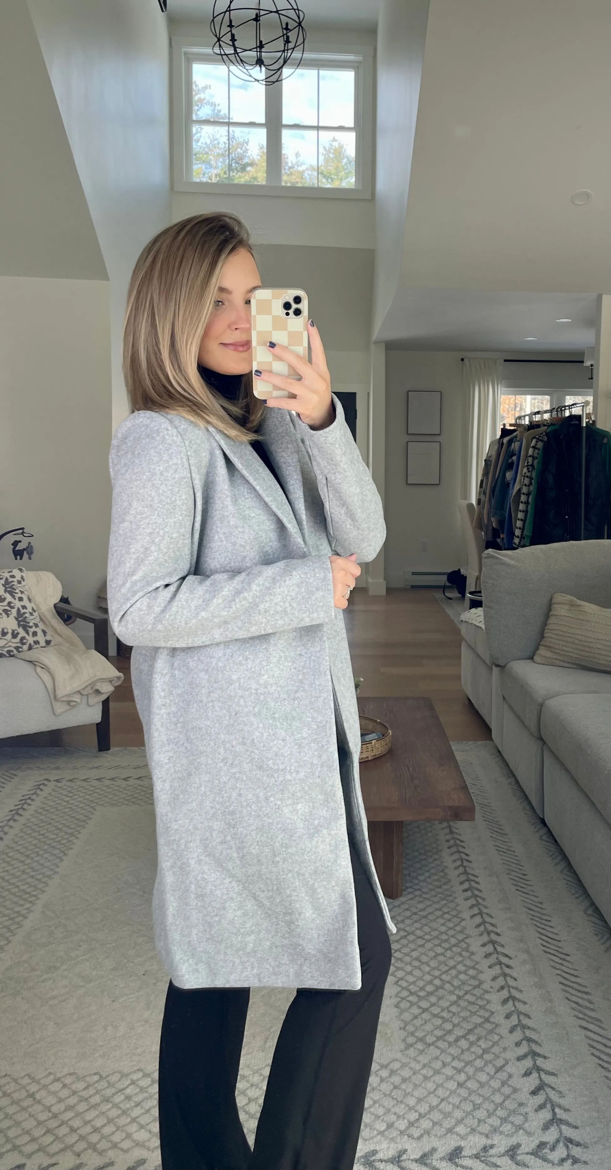 Gracie Longline Peacoat