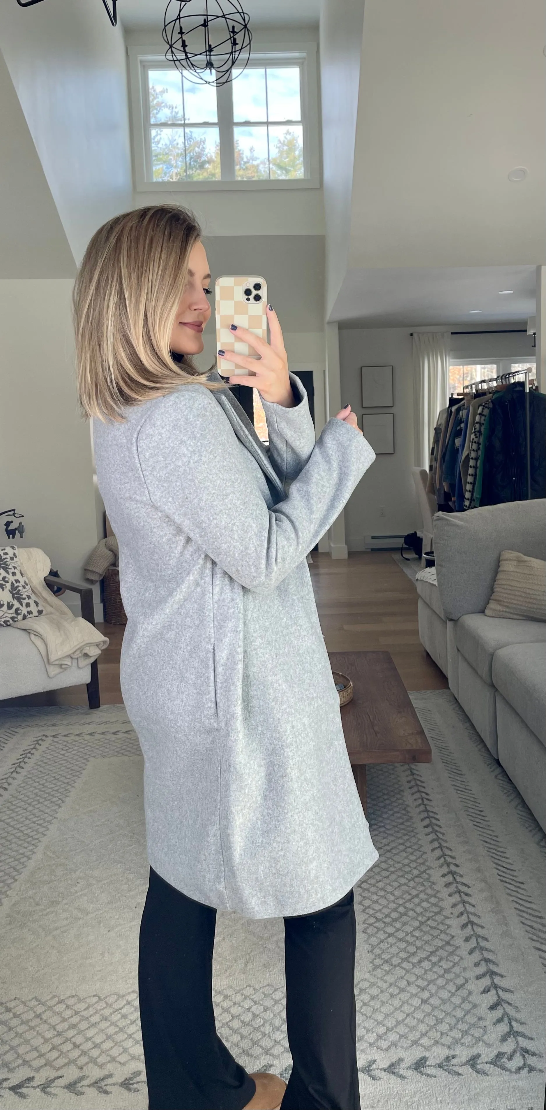 Gracie Longline Peacoat