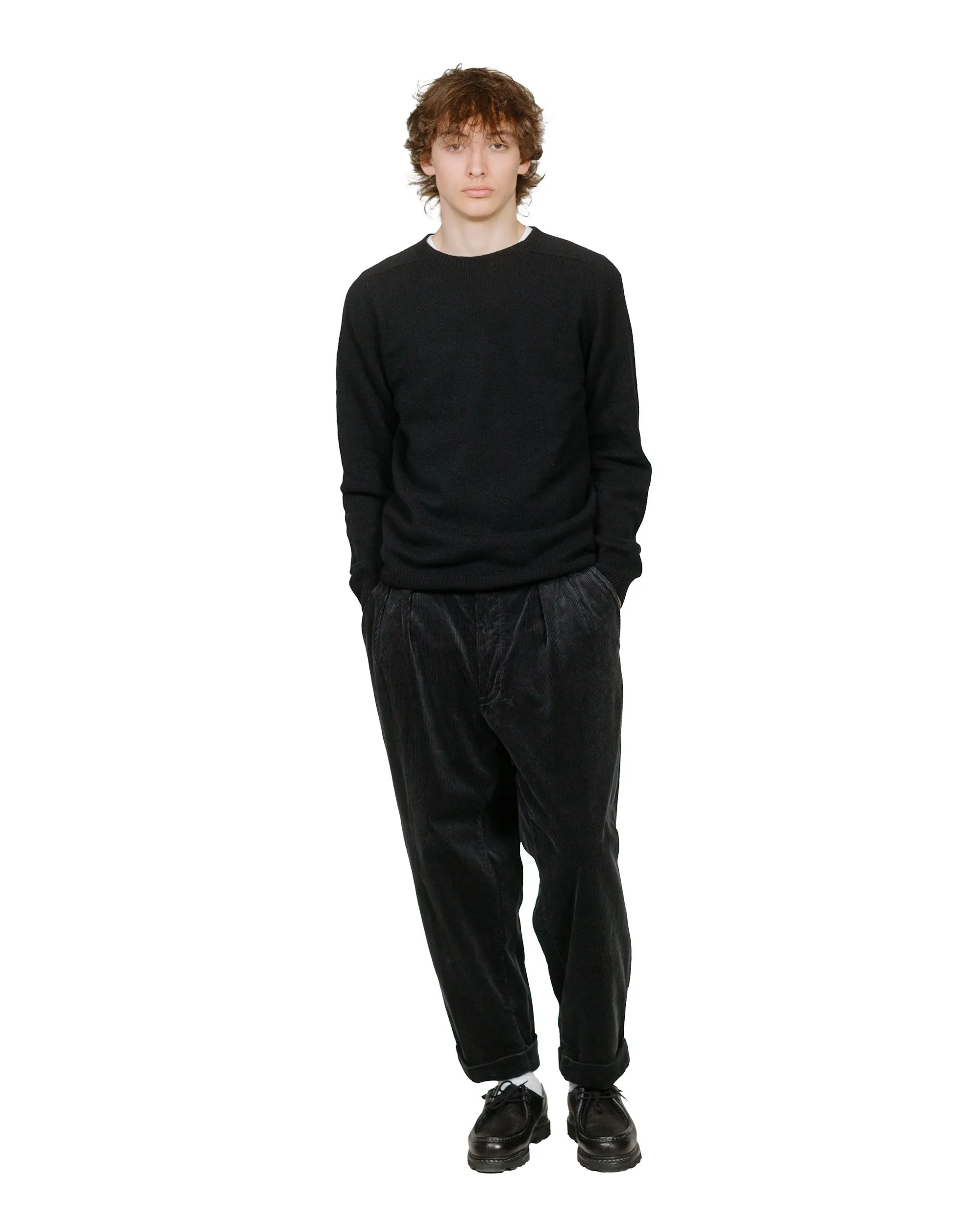 Lost & Found Wool Cashmere Sweater Italian Black