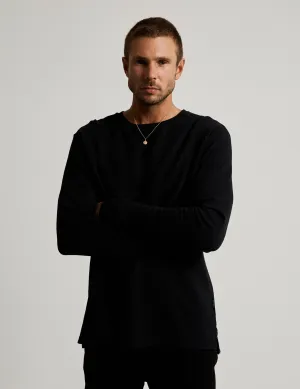 MR SIMPLE Smith LS Waffle black