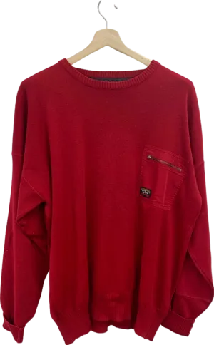 Paul & Shark Red Yachting Sweater UK L/XL