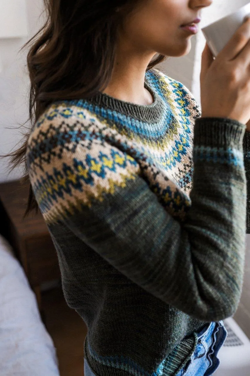 Role Model Yoke Pullover Knitting Kit