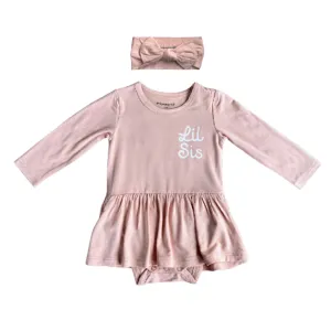 Ruffle Bodysuit Dress Set - Lil Sis
